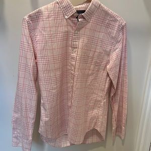 Bonobos red check shirt super soft fabric